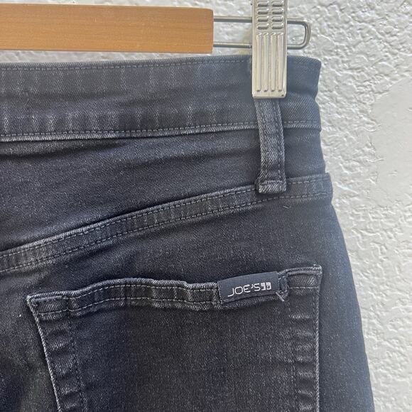 Joes Jeans Women Black Denim Wide Leg Ankle Pluto High Rise Sz 26 x 27 - Picture 5 of 7